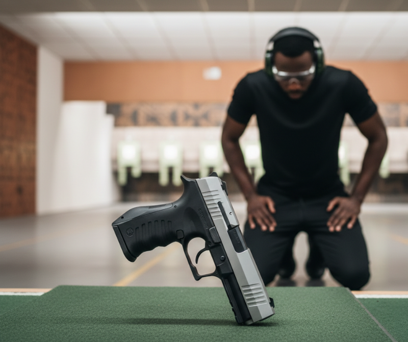 Blow TR92 Matt Chrome Blank-Firing Training Tool | Self-Defense Tool | Matt Chrome